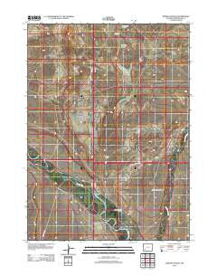 Thoman School Wyoming Historical topographic map, 1:24000 scale, 7.5 X 7.5 Minute, Year 2012