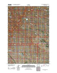 Thomas Reservoir Wyoming Historical topographic map, 1:24000 scale, 7.5 X 7.5 Minute, Year 2012