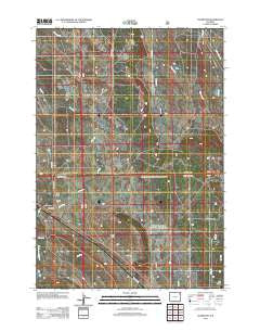 Thornton Wyoming Historical topographic map, 1:24000 scale, 7.5 X 7.5 Minute, Year 2012