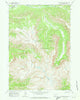 Thorofare Plateau Wyoming Historical topographic map, 1:24000 scale, 7.5 X 7.5 Minute, Year 1970