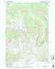 Thorofare Plateau Wyoming Historical topographic map, 1:24000 scale, 7.5 X 7.5 Minute, Year 1970