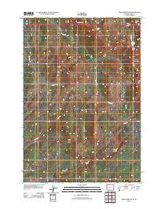 Three Rivers Peak Wyoming Historical topographic map, 1:24000 scale, 7.5 X 7.5 Minute, Year 2012