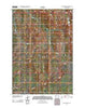 Three Rivers Peak Wyoming Historical topographic map, 1:24000 scale, 7.5 X 7.5 Minute, Year 2012