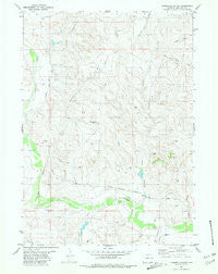 Threemile Butte Wyoming Historical topographic map, 1:24000 scale, 7.5 X 7.5 Minute, Year 1981