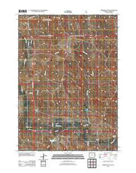 Threemile Butte Wyoming Historical topographic map, 1:24000 scale, 7.5 X 7.5 Minute, Year 2012