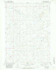 Timber Creek Wyoming Historical topographic map, 1:24000 scale, 7.5 X 7.5 Minute, Year 1982