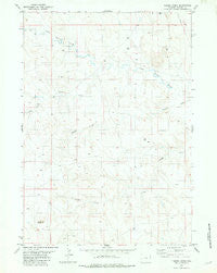 Timber Creek Wyoming Historical topographic map, 1:24000 scale, 7.5 X 7.5 Minute, Year 1982