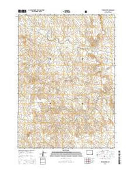 Timber Creek Wyoming Current topographic map, 1:24000 scale, 7.5 X 7.5 Minute, Year 2015