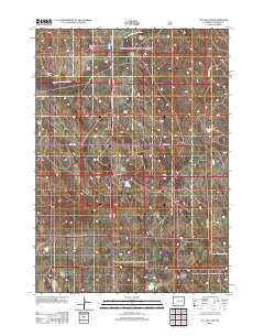 Tin Can Lake Wyoming Historical topographic map, 1:24000 scale, 7.5 X 7.5 Minute, Year 2012