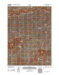 Tin Cup Mountain Wyoming Historical topographic map, 1:24000 scale, 7.5 X 7.5 Minute, Year 2012