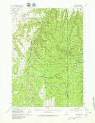 Tinton Wyoming Historical topographic map, 1:62500 scale, 15 X 15 Minute, Year 1958