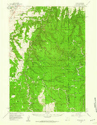 Tinton Wyoming Historical topographic map, 1:62500 scale, 15 X 15 Minute, Year 1958