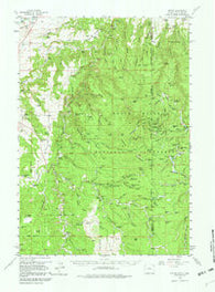 Tinton Wyoming Historical topographic map, 1:62500 scale, 15 X 15 Minute, Year 1958