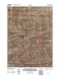 Tipton Wyoming Historical topographic map, 1:24000 scale, 7.5 X 7.5 Minute, Year 2012