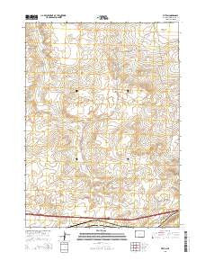 Tipton Wyoming Current topographic map, 1:24000 scale, 7.5 X 7.5 Minute, Year 2015