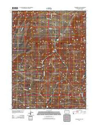 Titsworth Gap Wyoming Historical topographic map, 1:24000 scale, 7.5 X 7.5 Minute, Year 2012