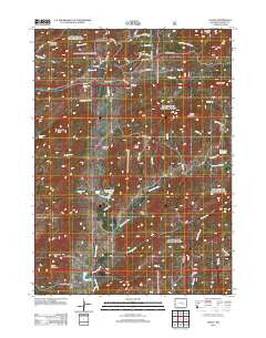 Toltec Wyoming Historical topographic map, 1:24000 scale, 7.5 X 7.5 Minute, Year 2012