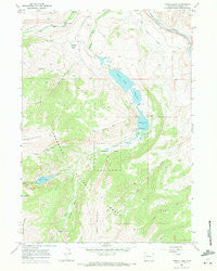 Torrey Lake Wyoming Historical topographic map, 1:24000 scale, 7.5 X 7.5 Minute, Year 1968