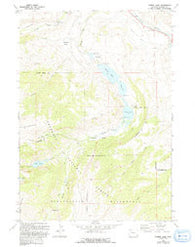 Torrey Lake Wyoming Historical topographic map, 1:24000 scale, 7.5 X 7.5 Minute, Year 1968
