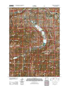 Torrey Lake Wyoming Historical topographic map, 1:24000 scale, 7.5 X 7.5 Minute, Year 2012