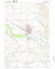 Torrington Wyoming Historical topographic map, 1:24000 scale, 7.5 X 7.5 Minute, Year 1963