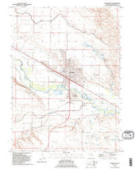 Torrington Wyoming Historical topographic map, 1:24000 scale, 7.5 X 7.5 Minute, Year 1990