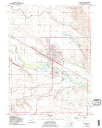 Torrington Wyoming Historical topographic map, 1:24000 scale, 7.5 X 7.5 Minute, Year 1990