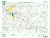Torrington Wyoming Historical topographic map, 1:100000 scale, 30 X 60 Minute, Year 1978