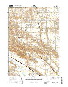 Torrington SE Wyoming Current topographic map, 1:24000 scale, 7.5 X 7.5 Minute, Year 2015