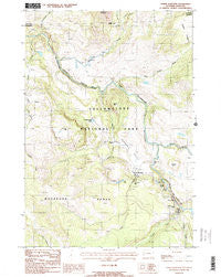 Tower Junction Wyoming Historical topographic map, 1:24000 scale, 7.5 X 7.5 Minute, Year 1986