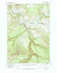Tower Junction Wyoming Historical topographic map, 1:62500 scale, 15 X 15 Minute, Year 1959