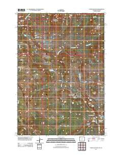 Tower Junction Wyoming Historical topographic map, 1:24000 scale, 7.5 X 7.5 Minute, Year 2012