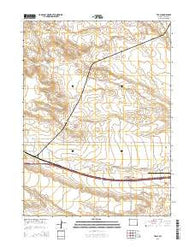 Tracy Wyoming Current topographic map, 1:24000 scale, 7.5 X 7.5 Minute, Year 2015