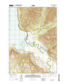 Trail Lake Wyoming Current topographic map, 1:24000 scale, 7.5 X 7.5 Minute, Year 2015