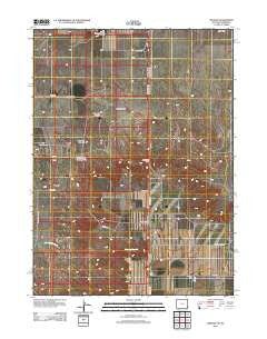 Tremain Wyoming Historical topographic map, 1:24000 scale, 7.5 X 7.5 Minute, Year 2012
