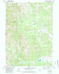 Triple Peak Wyoming Historical topographic map, 1:24000 scale, 7.5 X 7.5 Minute, Year 1980