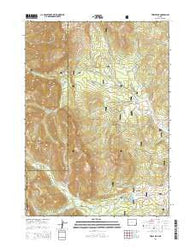 Triple Peak Wyoming Current topographic map, 1:24000 scale, 7.5 X 7.5 Minute, Year 2015