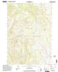 Tripod Peak Wyoming Historical topographic map, 1:24000 scale, 7.5 X 7.5 Minute, Year 1996