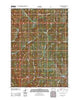 Tripod Peak Wyoming Historical topographic map, 1:24000 scale, 7.5 X 7.5 Minute, Year 2012
