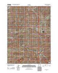 Tule Butte Wyoming Historical topographic map, 1:24000 scale, 7.5 X 7.5 Minute, Year 2012