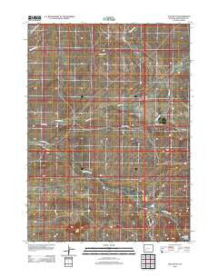 Tule Butte Wyoming Historical topographic map, 1:24000 scale, 7.5 X 7.5 Minute, Year 2012