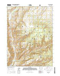 Tullis Wyoming Current topographic map, 1:24000 scale, 7.5 X 7.5 Minute, Year 2015