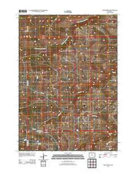 Turk Springs Wyoming Historical topographic map, 1:24000 scale, 7.5 X 7.5 Minute, Year 2012