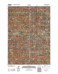 Turnercrest Wyoming Historical topographic map, 1:24000 scale, 7.5 X 7.5 Minute, Year 2012