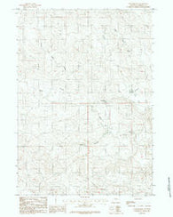 Turnercrest Wyoming Historical topographic map, 1:24000 scale, 7.5 X 7.5 Minute, Year 1984