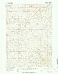 Turnercrest Wyoming Historical topographic map, 1:62500 scale, 15 X 15 Minute, Year 1960