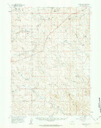 Turnercrest Wyoming Historical topographic map, 1:62500 scale, 15 X 15 Minute, Year 1960