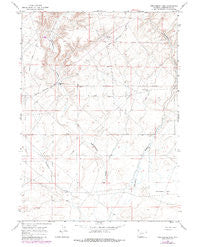 Twelvemile Sink Wyoming Historical topographic map, 1:24000 scale, 7.5 X 7.5 Minute, Year 1968
