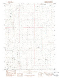 Twelvemile Well Wyoming Historical topographic map, 1:24000 scale, 7.5 X 7.5 Minute, Year 1986