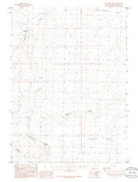 Twelvemile Well Wyoming Historical topographic map, 1:24000 scale, 7.5 X 7.5 Minute, Year 1986